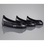 Três cobre sapatos Easygrip lado a lado com textura lateral em borracha | SRC