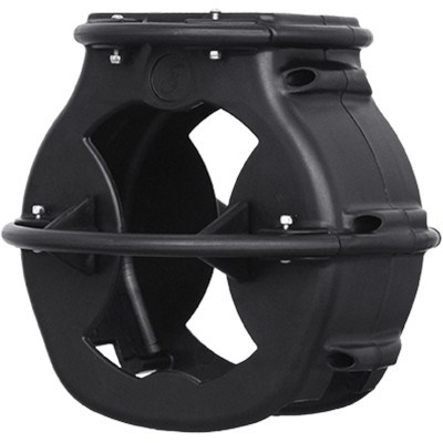 Exoesqueleto preto em poliamida para proteção de antiqueda retrátil