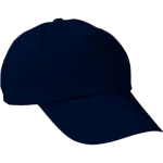 Boné azul-marinho Valento PROMOTION de 5 painéis em algodão