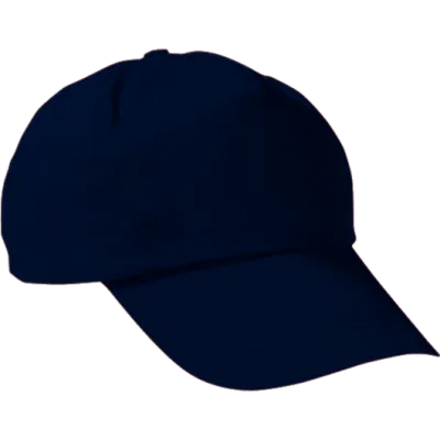 Boné azul-marinho Valento PROMOTION de 5 painéis em algodão