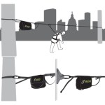 Sistema ECO LINE em uso com arnês e linha de vida horizontal | TS 16415