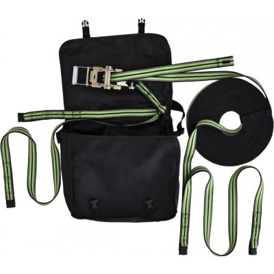 Kit ECO LINE com fita ajustável, catraca e bolsa integrada | EN 795
