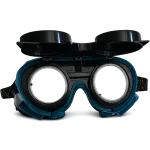 Óculos de soldadura com lentes rebatíveis DIN5 e banda elástica ajustável