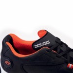Sapato Heckel MS300 com língua superleve e interior laranja acolchoado