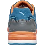 Parte traseira do Puma Frontside Blue com reforço no calcanhar e logo Puma