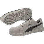 Sapatos Puma Iconic Light Grey/Dark Grey com sola antiderrapante e design vintage