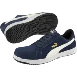 Sapatos Puma Iconic Navy com sola antiderrapante e design vintage